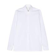 Witte Poplin Shirt 4G Motief Givenchy , White , Heren