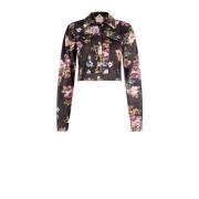 Denimjack met bloemenprint - Lente-Zomer 2024 Collectie Rinascimento ,...