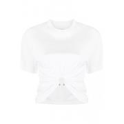 Witte T-shirt Mode Luxe Paco Rabanne , White , Dames