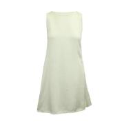 Pre-owned Linen dresses Maison Margiela Pre-owned , White , Dames