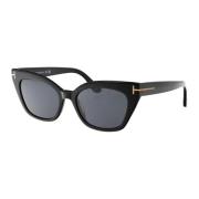 Stijlvolle Juliette Zonnebril voor de Zomer Tom Ford , Black , Dames