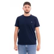 Mannen Crew Neck T-Shirt Lacoste , Blue , Heren