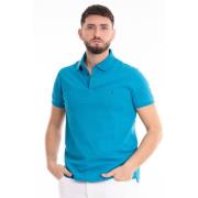 Slim Fit Polo Shirt 1985 Tommy Hilfiger , Blue , Heren