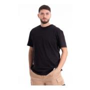 Geweven Tab T-shirt Calvin Klein Jeans , Black , Heren