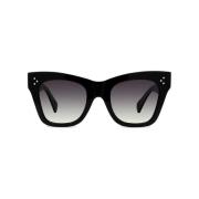 Zwarte vierkante zonnebril met gepolariseerde lenzen Celine , Black , ...