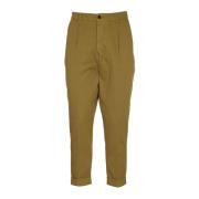 Bruine Adam Broek Dondup , Brown , Heren