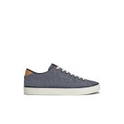 Blauwe Canvas Sneakers Tommy Jeans , Blue , Heren