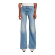 Moderne Western Flare Boot-Cut Jeans 7 For All Mankind , Blue , Dames