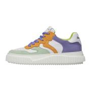 Leather and suede sneakers Laura Voile Blanche , Multicolor , Dames