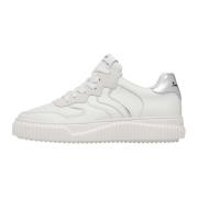Leather and suede sneakers Laura Voile Blanche , White , Dames