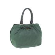 Pre-owned Nylon handbags Prada Vintage , Green , Dames