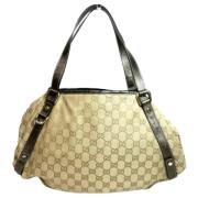 Pre-owned Canvas gucci-bags Gucci Vintage , Brown , Dames