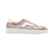 Beige Suède Sneaker Magnanni , Beige , Heren