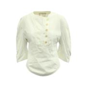 Pre-owned Cotton tops Stella McCartney Pre-owned , White , Dames