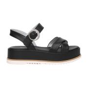 Zwarte Sandalen voor Vrouwen Nerogiardini , Black , Dames