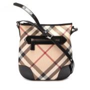 Pre-owned Canvas crossbody-bags Burberry Vintage , Multicolor , Dames