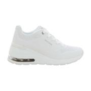 Dames Witte Elevated Sneakers Skechers , White , Dames