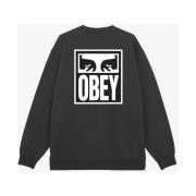 Stijlvolle Sweatshirt voor Mannen Obey , Black , Heren