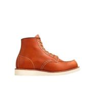 Klassieke Moc Leren Laars Red Wing Shoes , Brown , Heren