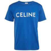 Pre-owned Fabric tops Celine Vintage , Blue , Dames