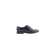 Zwarte platte schoenen Elegant stijl Nerogiardini , Black , Heren