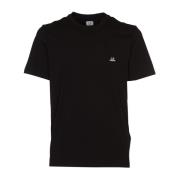 Logo Jersey T-shirt Zwart C.p. Company , Black , Heren