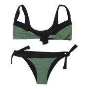 Groene zwemkleding accessoires Ss24 Fisico , Green , Dames