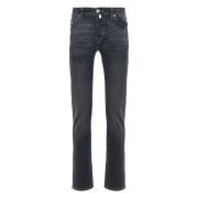 Klassieke 'Leonardo' Jeans Tramarossa , Black , Heren