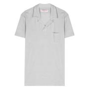 Katoenen Towelling Polo Shirt Orlebar Brown , Gray , Heren
