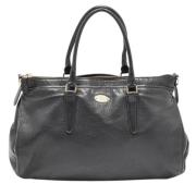 Pre-owned Leather totes Coach Pre-owned , Black , Dames