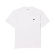 Klassieke korte mouw T-shirt Lacoste , White , Heren