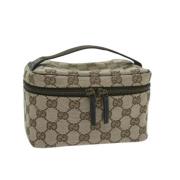 Pre-owned Canvas gucci-bags Gucci Vintage , Beige , Dames