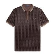 Abstract Grafisch Poloshirt Fred Perry , Multicolor , Heren