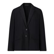 Lange Blazer met Reverskraag Betty Barclay , Black , Dames