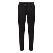 Slim Fit Casual Broek Betty Barclay , Black , Dames