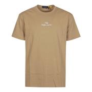 Casual Katoenen T-shirt Ralph Lauren , Beige , Heren