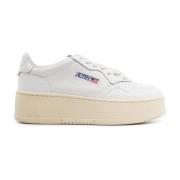 Witte Platform Sneakers Autry , White , Dames