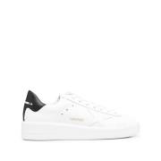 Witte Purestar Sneakers met Sterdetail Golden Goose , White , Dames