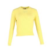 Pre-owned Wool tops Isabel Marant Pre-owned , Yellow , Dames
