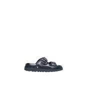 Lage Leren Sandalen Lente/Zomer Collectie Cult , Black , Dames