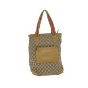 Pre-owned Canvas gucci-bags Gucci Vintage , Beige , Dames