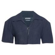 Pre-owned Cotton tops Jacquemus Pre-owned , Blue , Dames