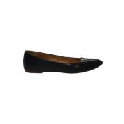 Pre-owned Leather flats Coach Pre-owned , Black , Dames