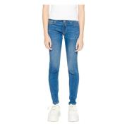 Skinny Jeans Lente/Zomer Collectie Replay , Blue , Dames