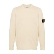 Beige Sweatshirt Ss24 Herenmode Stone Island , Beige , Heren