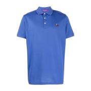 Blauw Casual Polo Shirt Mannen Ralph Lauren , Blue , Heren