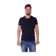 Pure Ronde Hals T-Shirt Sweatshirt Dolce & Gabbana , Blue , Heren