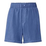 Blauwe Denim Shorts voor Vrouwen Rich & Royal , Blue , Dames