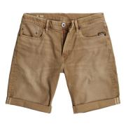 Stretch Denim Shorts Regular Fit G-star , Brown , Heren