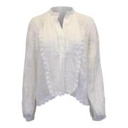 Pre-owned Fabric tops Isabel Marant Pre-owned , White , Dames
